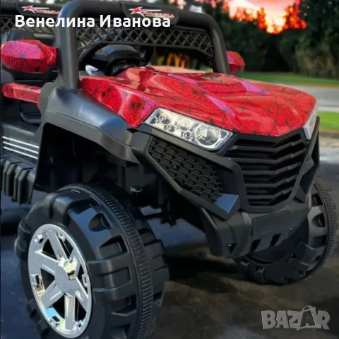 Детско електрическо бъги 4x4 с дистанционно, LED, USB, MP3 и 4 мотора 40W | Акумулаторен джип , снимка 7 - Електрически играчки - 55657776