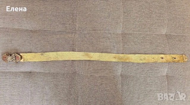 Възрожденски колан с позлата, филигран. Автентичен за носия, снимка 5 - Антикварни и старинни предмети - 54112492