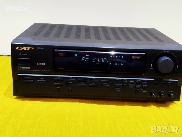 Интегриран усилвател CAT CS-907 , снимка 11 - Ресийвъри, усилватели, смесителни пултове - 54252015