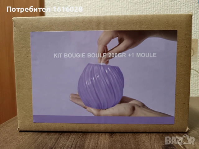 Комплект за изработка на свещи със силиконов молд., снимка 2 - Други - 51282990