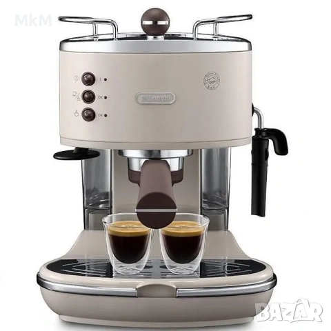Кафемашина DeLonghi - Icona Vintage ECOV311.BG, 15bar, бежова, снимка 6 - Кафемашини - 54992522