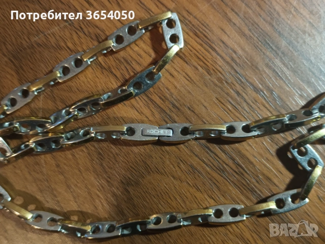 Мъжки Френски синджир ROCHET  , снимка 2 - Колиета, медальони, синджири - 54313573