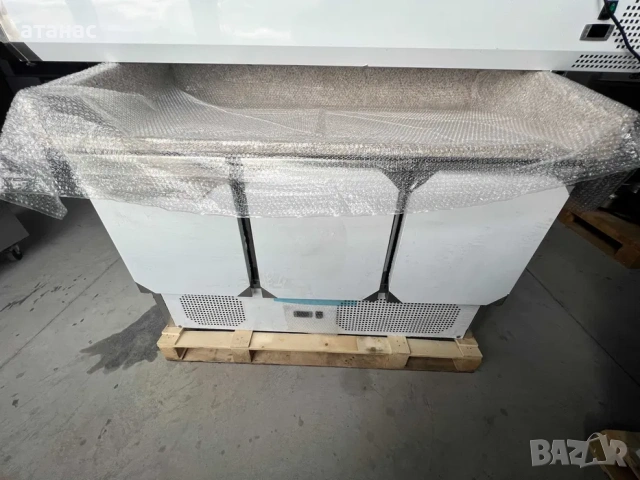 Хладилна пица маса с гранитен плот/Немска/Нова, снимка 2 - Обзавеждане на кухня - 54363004