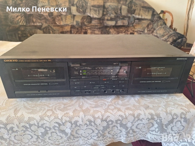 ONKYO TA-W30 DOUBLE STEREO CASSETTE DECK.MADE IN JAPAN.