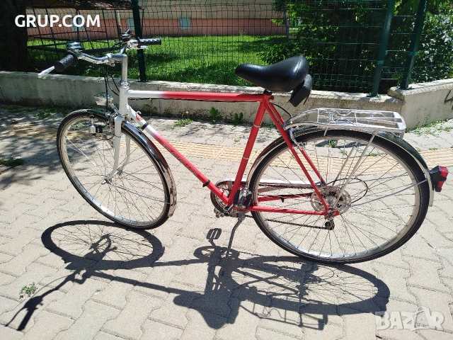 *Немски Градски Ретро винтидж Traveller 28''цола 6 скороси ретро Осветление Внос Германия**, снимка 3 - Велосипеди - 54970391