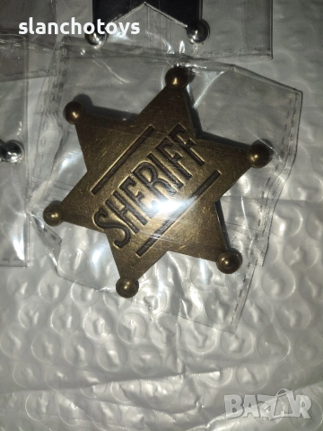 Метална значка Уди Шериф / SHERIFF, снимка 6 - Играчки за стая - 44789930