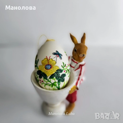 Шест яйца и коктиера с зайче-великденска украса., снимка 9 - Други - 54061683