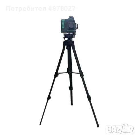 4D Лазерен Нивелир с 16 Линии (Четири Точков), Самонивелиращ се, със Зелен Лазер с тринога, снимка 16 - Измервателни инструменти - 55604312