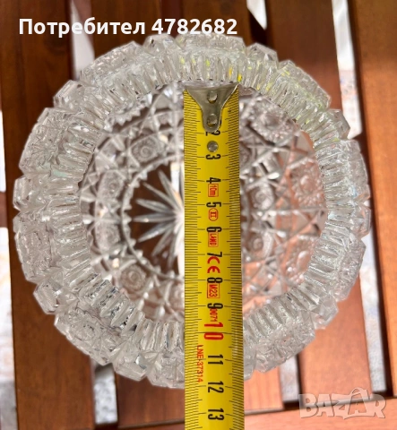 Кристална ваза, снимка 5 - Вази - 54389270