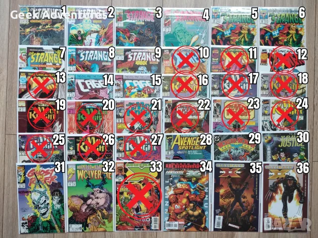 Comic Books/Комикси - X-Men, Punisher, Deadpool, Batman, Dr.Strange, Moon Knight, снимка 2 - Списания и комикси - 48013618