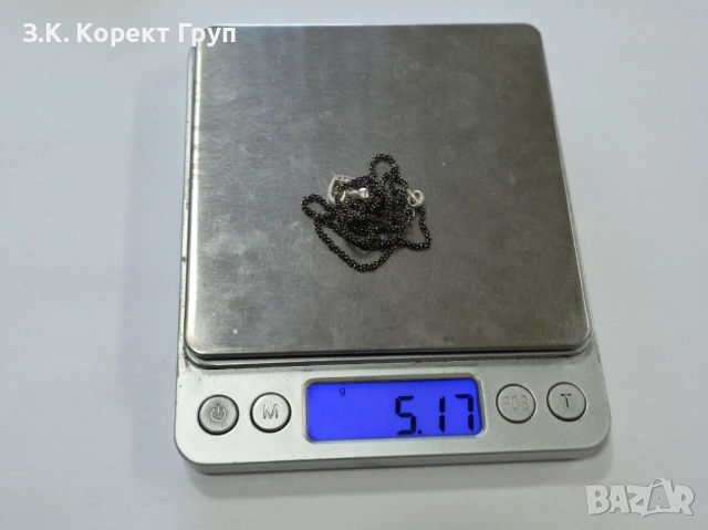 Сребърен синджир 925 / 5,18 гр., снимка 6 - Колиета, медальони, синджири - 54385125