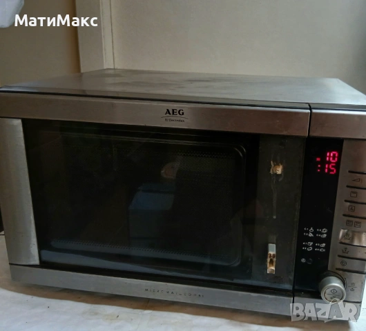 Микровълнова печка AEG с грил
