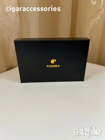 Хумидор COHIBA за 5 пури – кожен калъф, преносим, снимка 4 - Табакери - 50898536