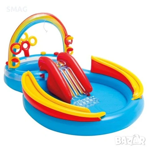 Детски басейн с фонтан и пързалка 2.97x1.93x1.35м - Intex_1038006, снимка 4 - Басейни и аксесоари - 54437624