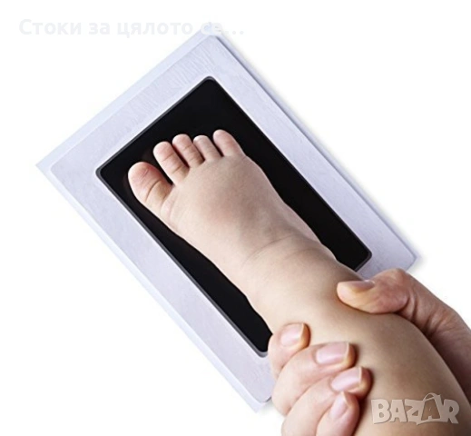 Комплект за правене на отпечатъци на бебешки крачета или ръчички, снимка 2 - Други - 54156526