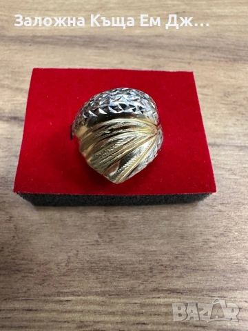 Дамски златен пръстен 2.05гр. 14к., снимка 2 - Пръстени - 54266564