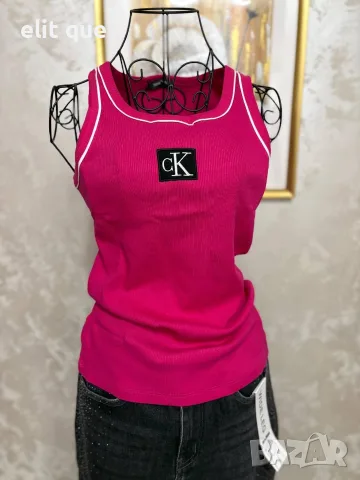 потник с бродирано лого calvin klein , снимка 5 - Потници - 55670233