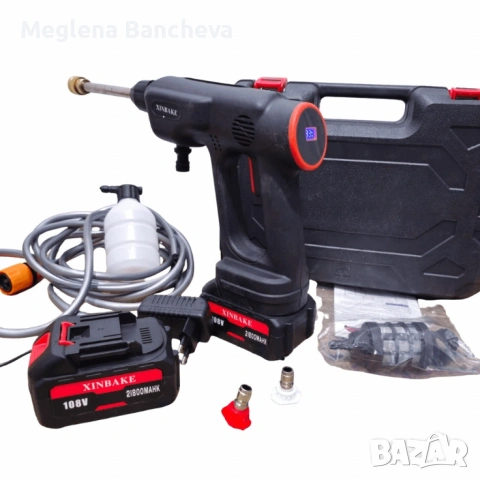 Акумулаторна водоструйка 24V – Пистолет за миене с LCD дисплей и 4 режима-63.00€, снимка 6 - Други инструменти - 54672218