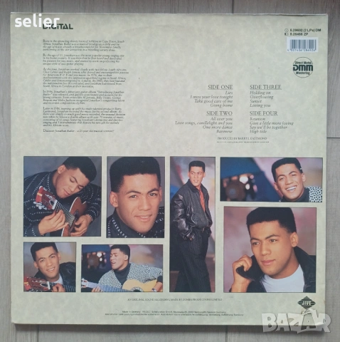 Jonathan Butler ‎– Jonathan Butler Двойна плоча-GATEFOLD Издание 🇩🇪 GERMANY 1987г Стил:Soul-Jazz, , снимка 2 - Грамофонни плочи - 54305729