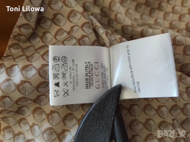 Gucci винтидж костюм автентичен, снимка 10 - Костюми - 54243049