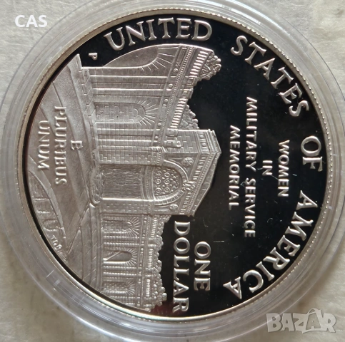 1 Долар 1994 САЩ / Сребро 0.900 , снимка 4 - Нумизматика и бонистика - 54377626