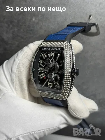 Franck Muller Vanguard Yachting Мъжки Часовник С Кварцов Механизъм Chronolux31, снимка 3 - Мъжки - 55427283