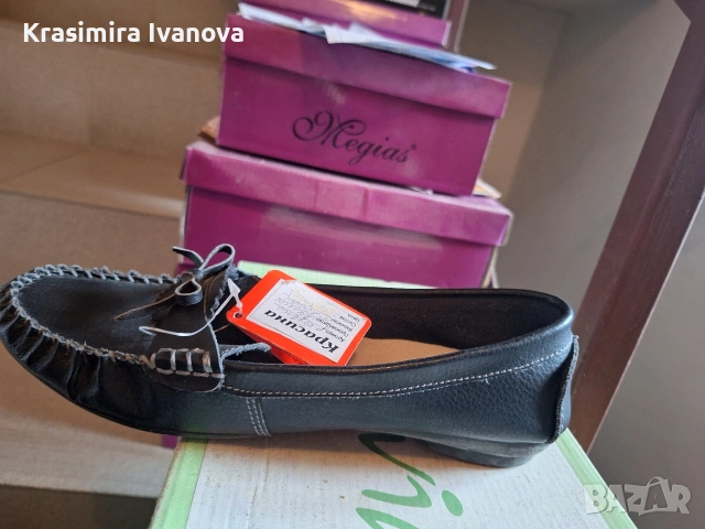 нови обувки Мегияс естествена кожа , снимка 3 - Дамски ежедневни обувки - 54209110