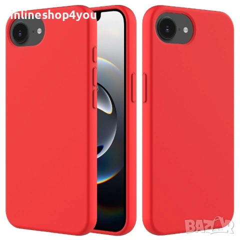 Матов Силиконов Кейс за Apple iPhone 17e, снимка 6 - Калъфи, кейсове - 54361752