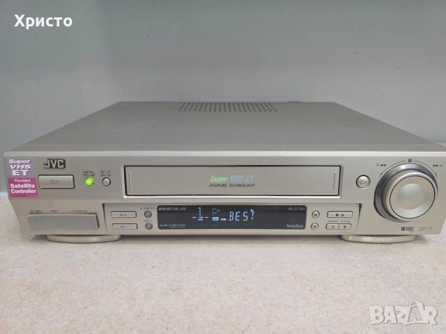 📼 JVC HR-S7700 📼🔊 S-VHS hi-fi stereo, снимка 9 - Плейъри, домашно кино, прожектори - 54912123