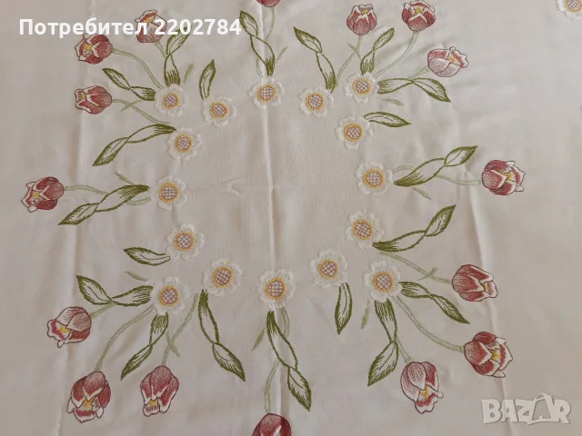 Битови, бродирани карета за маса , снимка 11 - Покривки за маси - 55639533