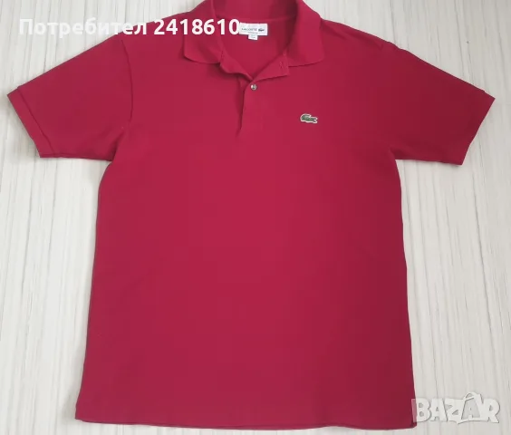 Lacoste Classic Fit  Pique Cotton Mens Size 4 - M  ОРИГИНАЛ! Мъжка Тениска!