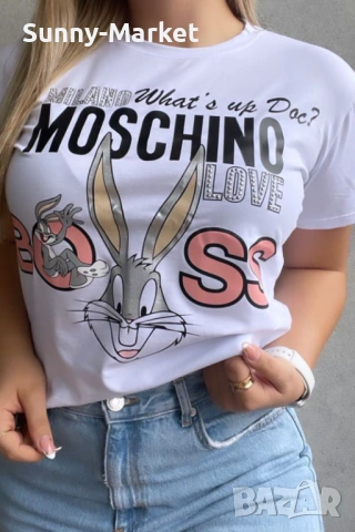 Дамска тениска MOSCHINO реплика