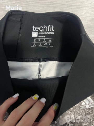 Adidas Techfit дамски спортен клин 3/4 размер XS, снимка 3 - Спортни екипи - 55194552