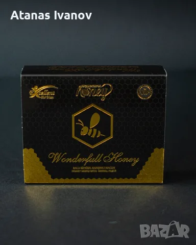 Wonderful Honey VIP for Men – Мед с билкова паста, епимедиум и пчелно млечице, снимка 2 - Пчелни продукти - 55408942