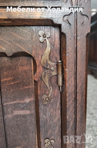 Антикварно дъбово шкафче, снимка 10 - Антикварни и старинни предмети - 55239677