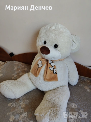 Огромен плюшен мечок, мече, снимка 2 - Плюшени играчки - 54995001