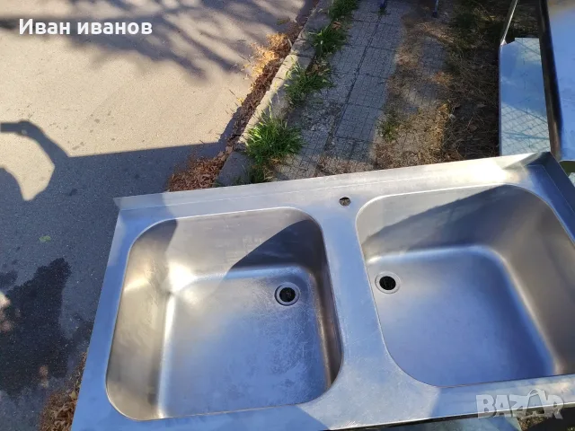 Двойна мивка с Долен плос