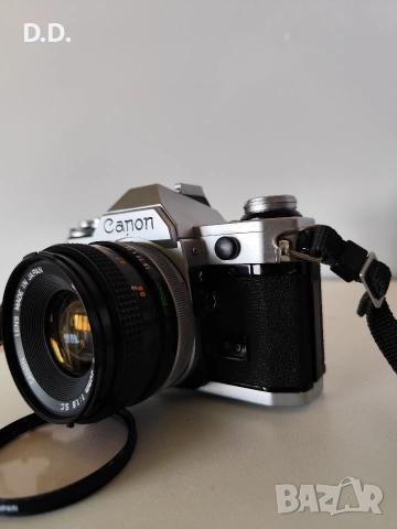 Canon AE-1 с обективи, снимка 3 - Фотоапарати - 54534625