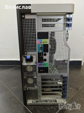DELL Precision T7600 с Xeon E5-2667/ 16GB DDR3 ECC/ RX 580 4GB/ 1300W, снимка 4 - Работни компютри - 55250496