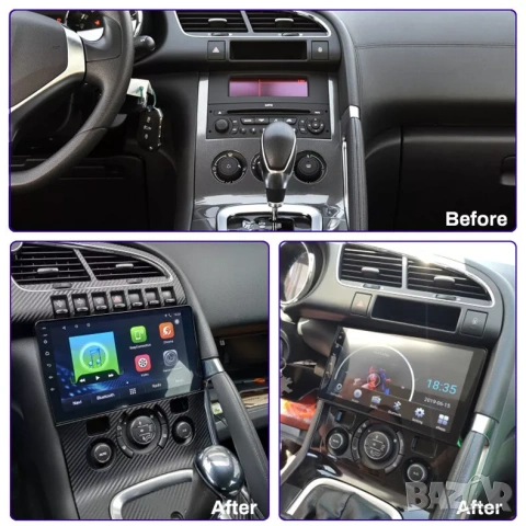 Мултимедия за Peugeot 3008, 5008, 2009, Android, Carplay, Двоен дин, Навигация, Андроид, 2DIN, WAZE, снимка 2 - Аксесоари и консумативи - 55218288