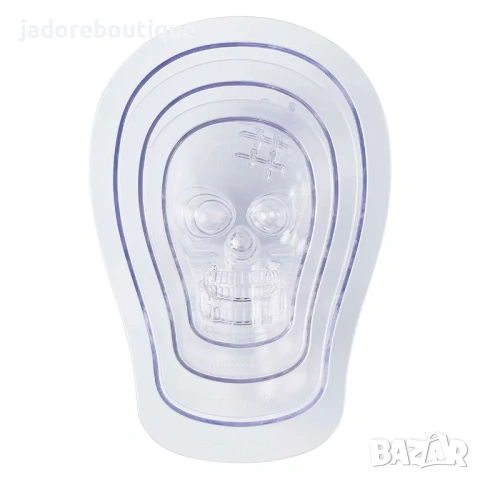 3D Молд за шоколад от 6 части - Черепи, снимка 4 - Форми - 54626020