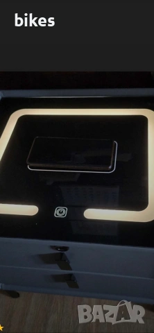 Смарт нощно шкафче Smart Heater LED, Bluetooth, безжично зареждане, снимка 6 - Шкафове - 55245464