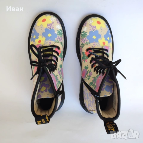 Боти Dr. Martens AirWair естествена кожа, снимка 6 - Дамски боти - 54845685