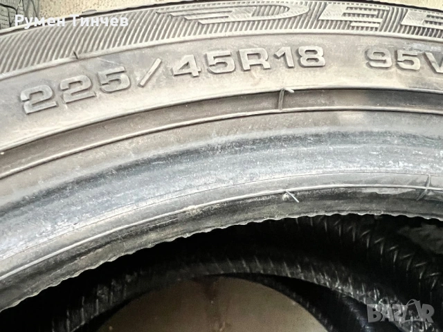 2бр гуми 225-45-18, снимка 4 - Гуми и джанти - 54921044