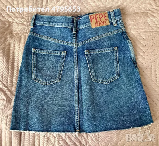 Дънкова пола Pepe Jeans, размер XS, в безупречно състояние, без никакви забележки, снимка 2 - Поли - 55683032