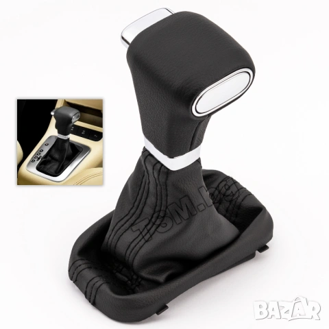 КОЖЕНА ТОПКА СКОРОСТЕН ЛОСТ С МАНШОН за VW GOLF 5 6 JETTA SCIROCCO EOS BORA DSG ГОЛФ ДЖЕТА АВТОМАТИК, снимка 3 - Аксесоари и консумативи - 54147268