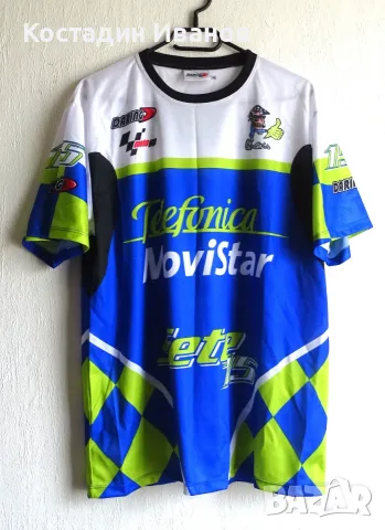  Moto GP Honda 15 Sete Gibernau Daring джърси полиестерна мoто тениска XL, снимка 2 - Тениски - 55323590