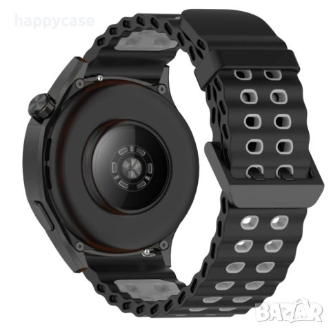 MARINE Силиконова каишка за Huawei Watch/Samsung/Garmin/Apple/Xiaomi/Amazfit, снимка 5 - Каишки за часовници - 51471802