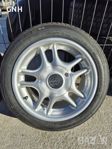 Джанти Azev 15 цола ,4х100 , 7.5j ,et30 , 195/55/15 Vw Honda Opel, снимка 6 - Гуми и джанти - 54479776