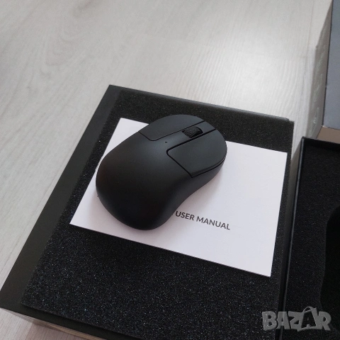 Ултралека Геймърска Мишка Keychron M4 Wireless • 1000Hz • 35g • PixArt 3395 • Fingertip Grip, снимка 5 - Клавиатури и мишки - 54895389